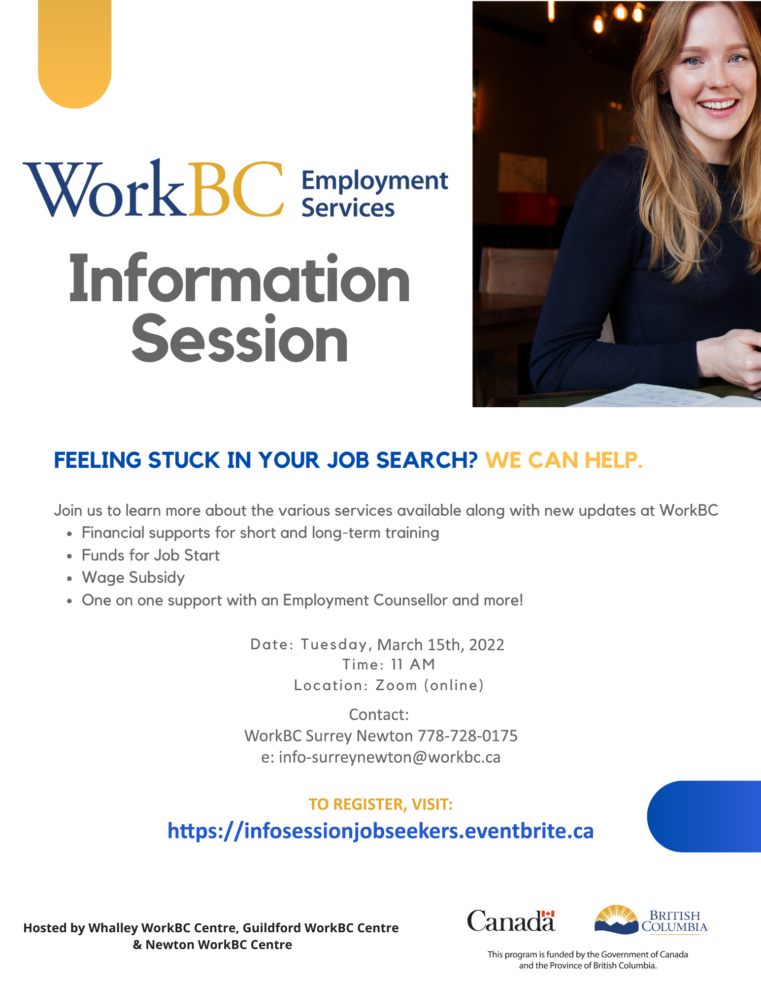 WorkBC Surrey Information Session for Job Seekers image