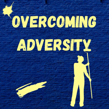 Overcoming adversity - painter